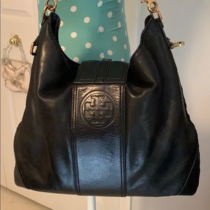 Tory Burch-Black Shoulder Bag-GUC Authentic
